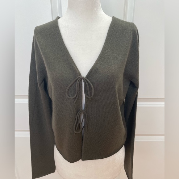 Tie-Front Cashmere Cardigan from NakedCashmere - Picture 6 of 11